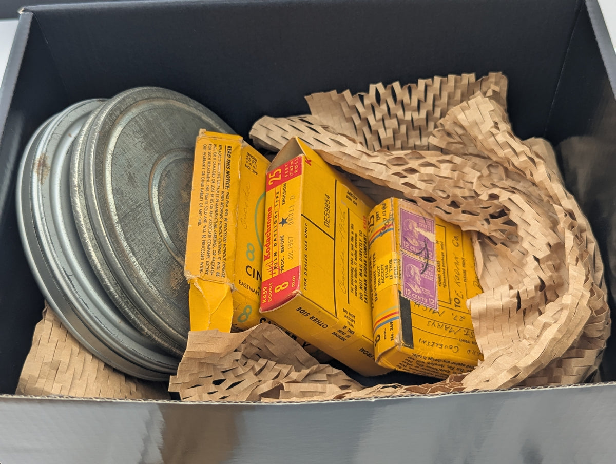 Film Mail-in Box - Up to 1200 feet 8mm